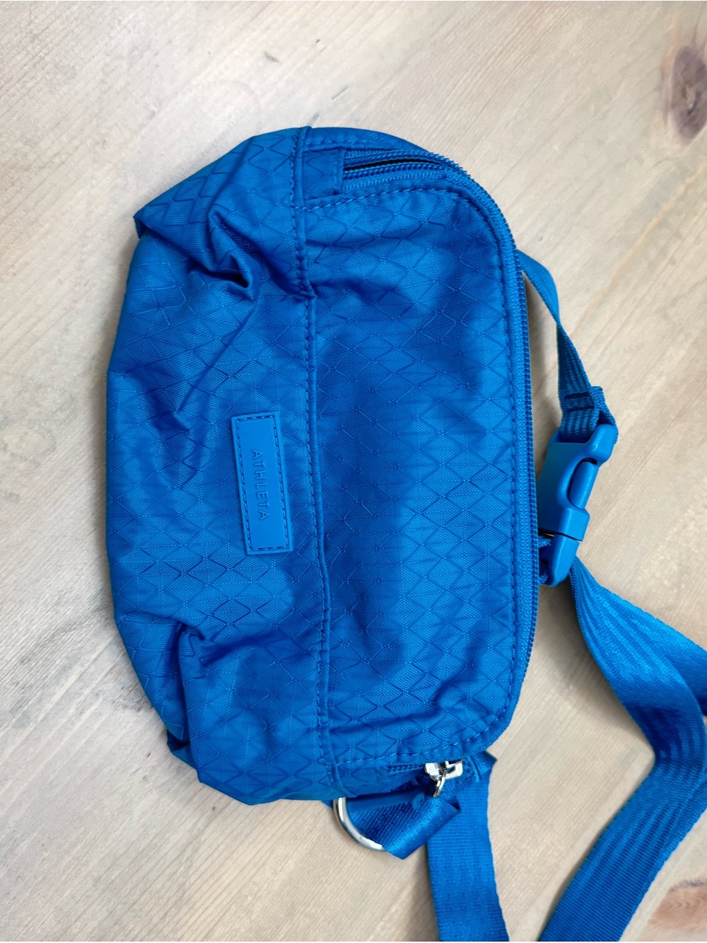 Athleta Vibrant Blue Waist Pack with Adjustable Strap